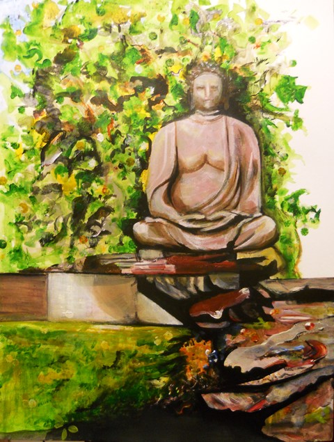 Buddah in the garden